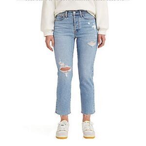 Levi's Wedgie Destructed Straight Jeans Size 32
